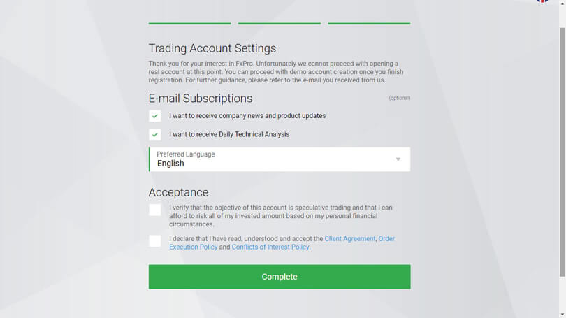 FxPro registration final