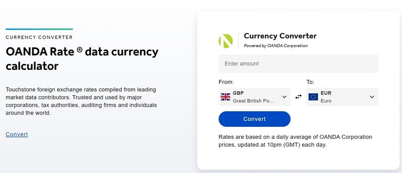 Currency Calculator Oanda Oanda Minimum Deposit Guide Investingoal