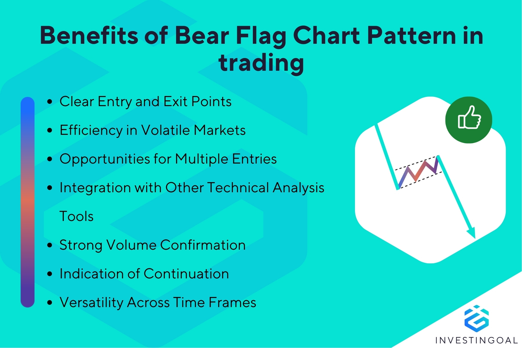 What are the benefits of Bear Flag Chart Pattern