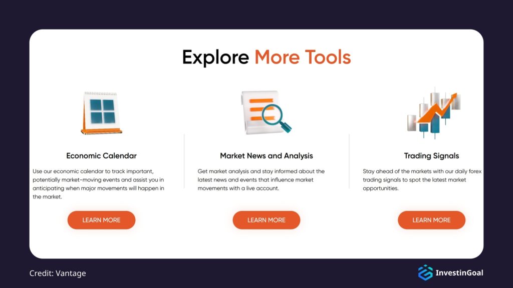 General View of the Education Resources on Vantage