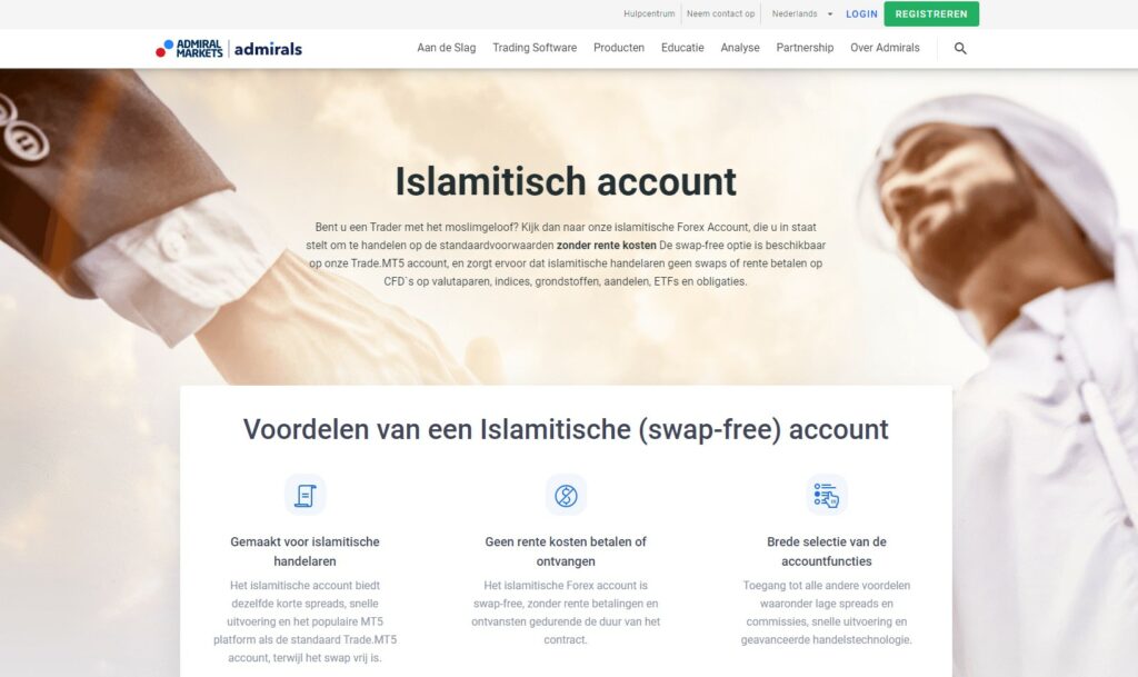 Admirals islamitisch account