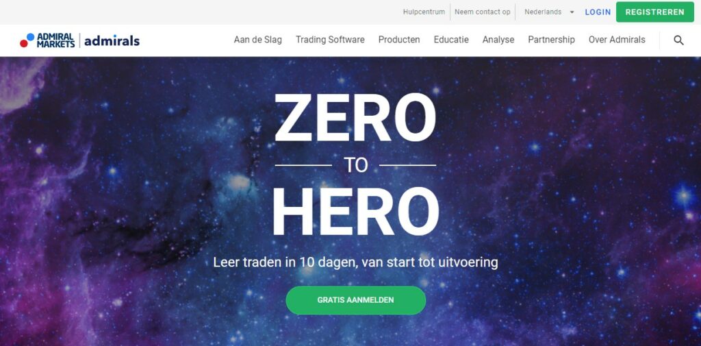 Leer handelen op de financiële markten met Admirals