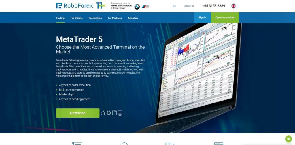 roboforex mt5 handelsplatform