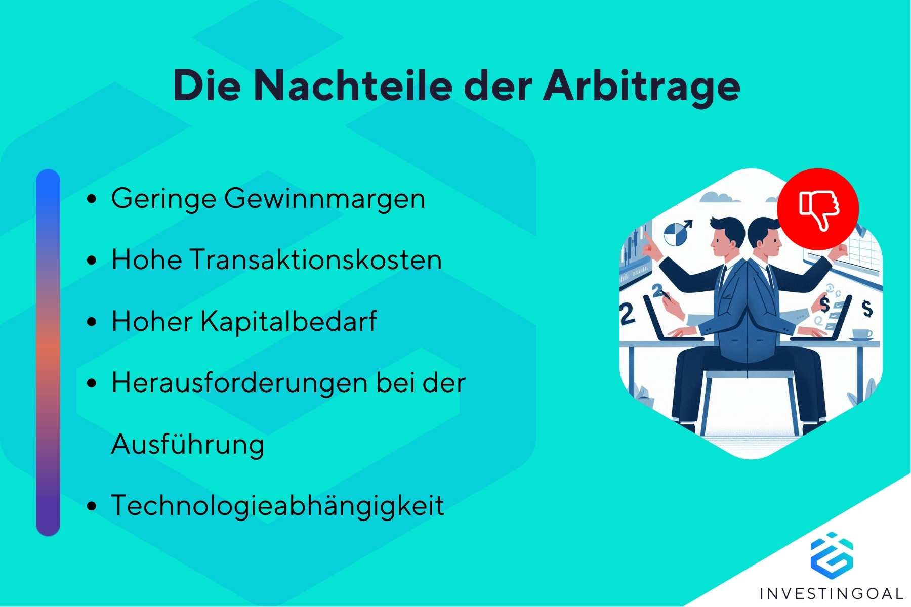 Was sind die Nachteile von Arbitrage?