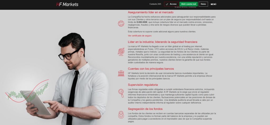 la segurirad ofrecida por hotforex