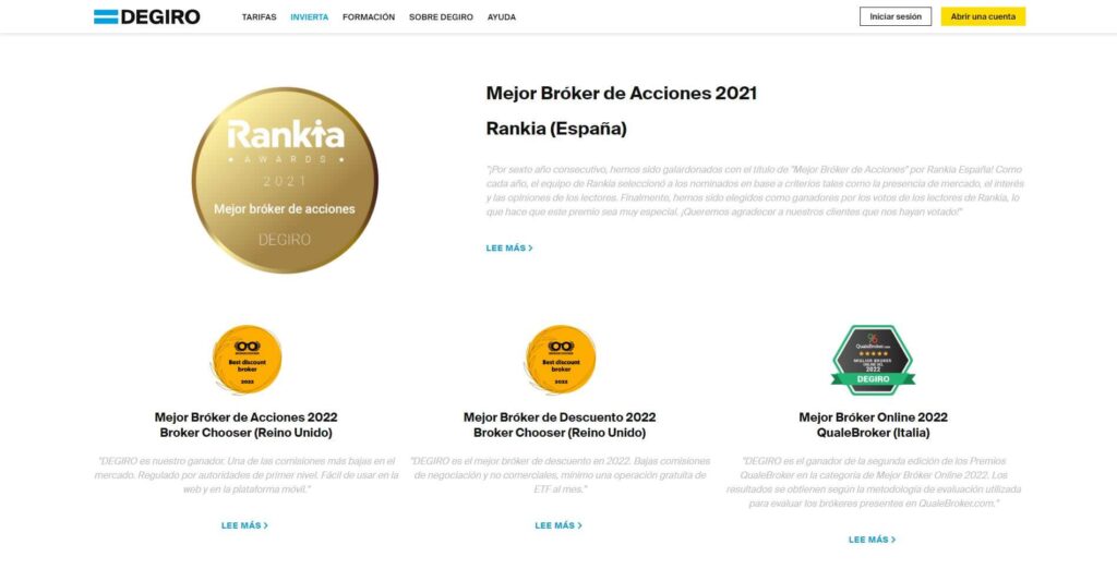 premios de degiro