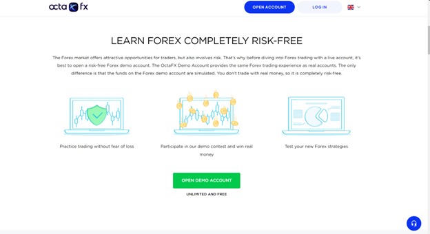 Impara il forex senza rischi su OctaFX