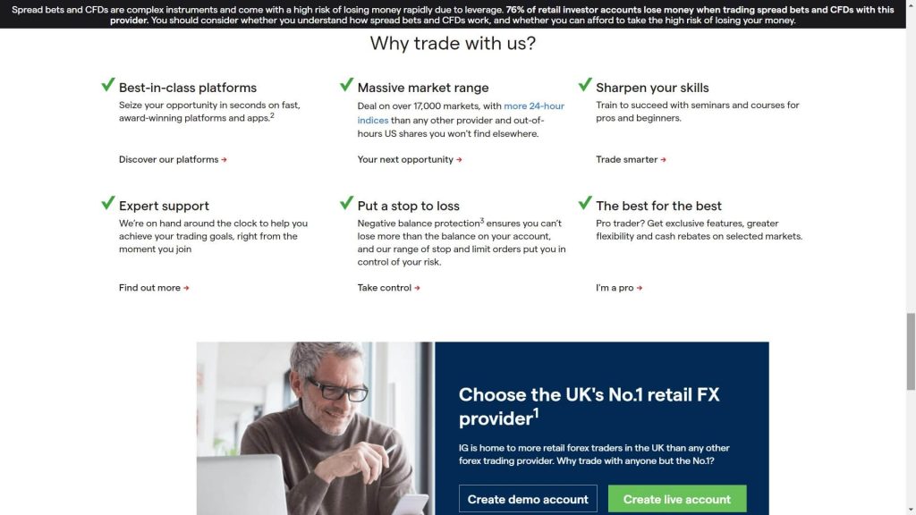 perché scegliere ig markets?